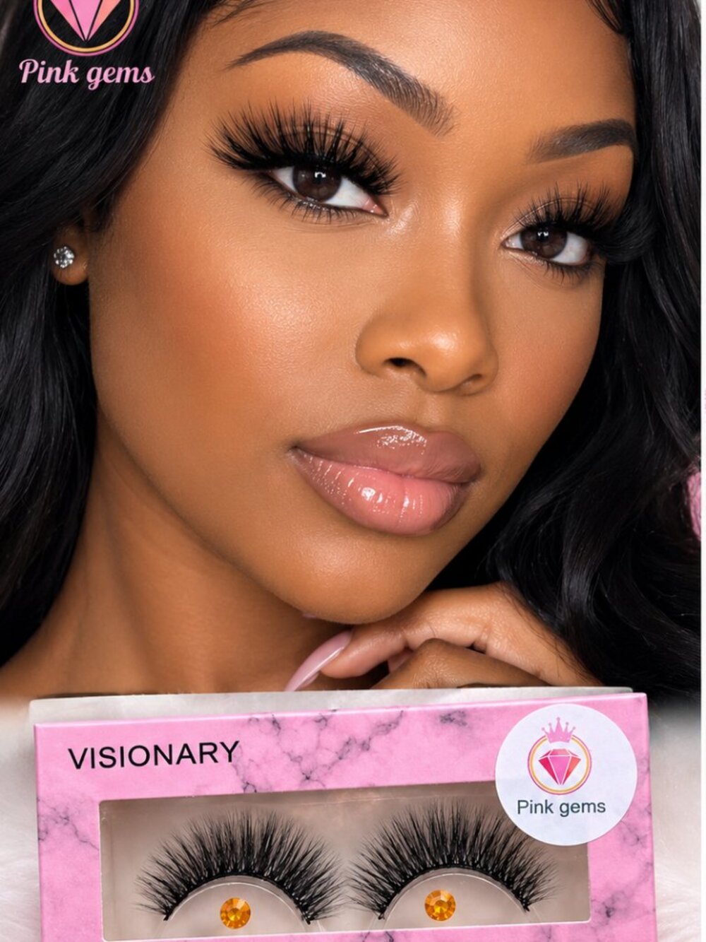Visionary 100% Mink Lashes Full Wispy Volume Luxury Reusable